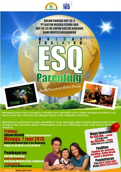 training esq parenting bontang samarinda sangatta bengalon rumah sakit pupuk kaltim badak ngl