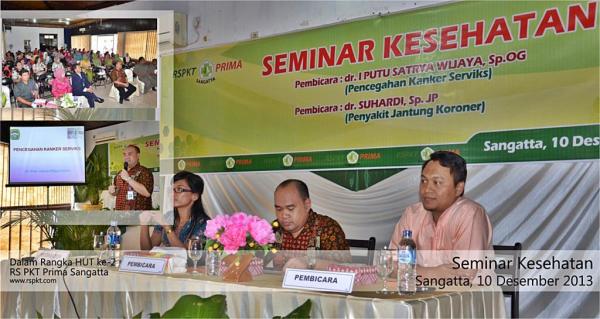 seminar kesehatan rumah sakit prima sangatta